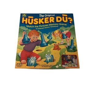 Vintage 1993 The Original Husker Du? Memory Game Complete w/ Instructions